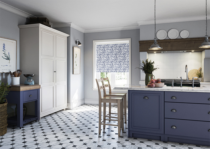 Leilani (Blackout), Surf Blue - Twist&Fit Roller Blind - Image 7